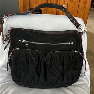 MZ Wallace Black Nylon Shoulder / Crossbody bag